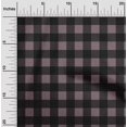 thumbnail image 1 of oneOone Viscose Jersey Fabric Gingham Check Print Fabric BTY 60 Inch Wide, 1 of 5