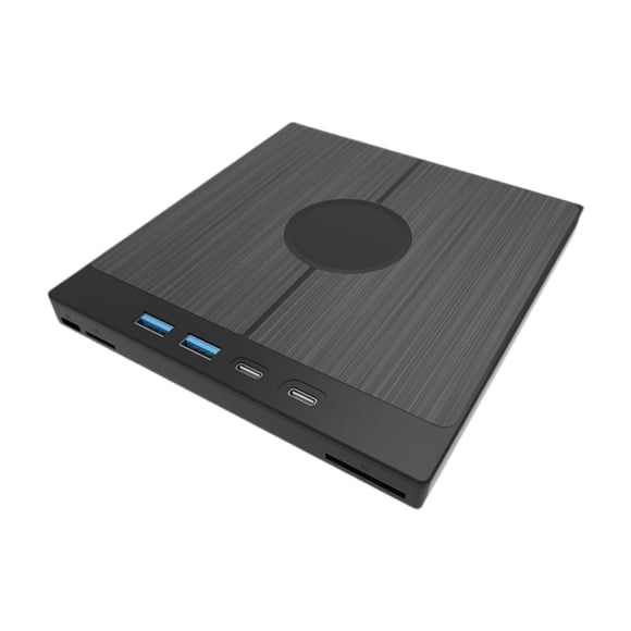 funtasica External DVD Drive Desktop Multifunction DVD Burner for PC Hard Disk Bedroom