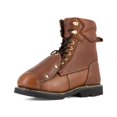 thumbnail image 4 of IRON AGE Men's 8" Groundbreaker Steel Toe Metatarsal Guard Work Boot Brown - IA5015, 4 of 7