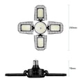 thumbnail image 3 of Leds LED Garage Light E27 Folding Transformer Garage Light 100W High Power Waterproof Industrial Lighting Canopy Light Quad Leaf, 3 of 5