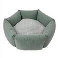 thumbnail image 1 of Pet Spaces Cuddler Dog Bed - Cat Bed, 19.5 inches, green, 1 of 3