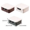 thumbnail image 2 of Wweixi Boîte de Rangement Verrouillable Grande Capacité Boîte pour et Boîte ABS Verrouillable Objets de Valeur Rangement Boîte de Rangement Verrouillable Blanc, 2 of 6