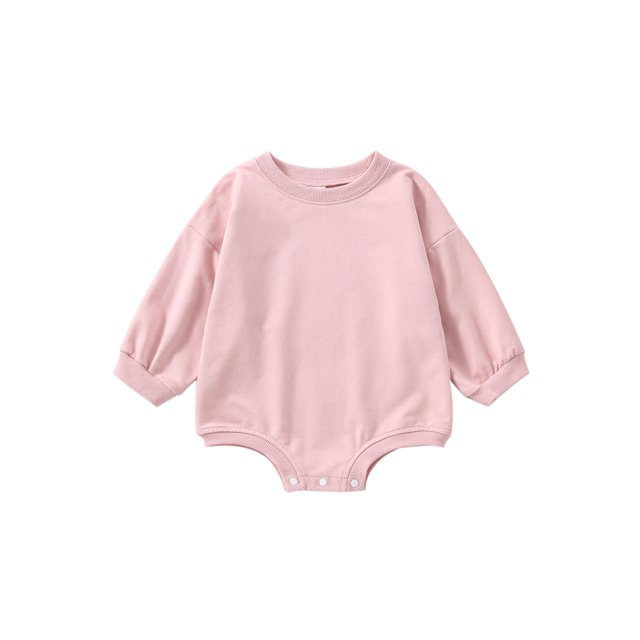 Faithtur Combinaison d'Automne pour Bébé Col Rond à Manches Longues pour Garçons Filles, 0-18 Mois
