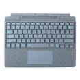 thumbnail image 1 of Clavier Bluetooth Rétroéclairé Multicolore pour Surface Pro 8/9/10/11/X - Design Mince avec Portée de 10 m et Pavé Tactile à Rejet de la Paume (Bleu Glace), 1 of 6