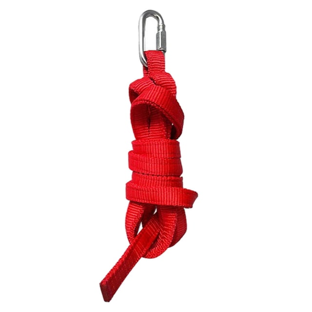 Practical Horse Rope Equestrian Rein Halters Heavy Duty for Livestock Webbing 15mm Wide Accessories Double Layers Snap red