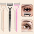 thumbnail image 3 of Eyelash Comb Portable Eyelash Separator Tool Eyelash Definer Mascara Comb Cosmetic Brushes Tool for Easy Separation Effective Brows Grooming Brush, 3 of 8