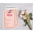 thumbnail image 4 of Inkdotpot FloralAdvice And Wishes Set Of 50 Bridal Shower Advice Game ActivityCards, 4 of 7