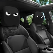 Car Seat Covers 28x26cm Stretchy Mesh Funny Car Print Headrest Cover Universal Elastic Headrest Protector for Vehicles(1-Piece) Rkxzt