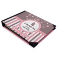 thumbnail image 2 of Darling Souvenir Pink Stripe| Heart & Frame Baby ShowerGuestbookHardbound Cover Personalized Printed MemoryGuestRegistry-9 x 12 Inches, 2 of 5