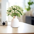 thumbnail image 5 of LSLJS Artificial Flowers Simulated Wedding Flowers Lofty Consort's Tea Buds Silk Flower Decorations Reusable Bouquet for Home Party Office Wedding Reunite Reception Table Decoration Artificial Flowers, 5 of 5
