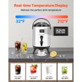 thumbnail image 2 of VEVOR Distributeur de Boissons Isolé pour Boissons Chaudes et Froides 1,5 Gal Acier Inoxydable, 2 of 9