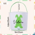 thumbnail image 3 of Essentiels Populaires pour la Maison, Paniers de Pâques Personnalisés Nom Personnalisé Panier Lapin de Pâques Grande Capacité Fond Épaissi Idéal pour Jeux d'Oeufs de Pâques Pâques, 3 of 4