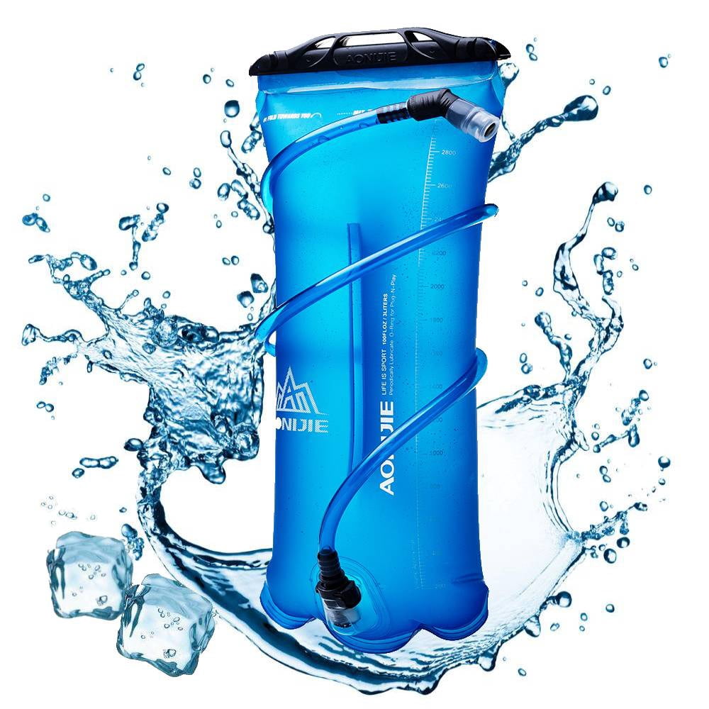 AONIJIE Vessie d'Hydratation Réservoir d'Eau 3 L, Sac Vessie de Stockage d'Eau Étanche, Sans BPA, Grande Ouverture, pour la Randonnée le Camping la Course