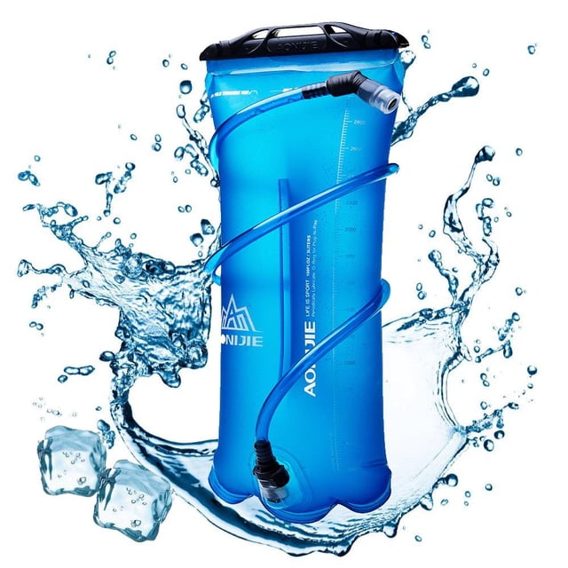 AONIJIE Vessie d'Hydratation Réservoir d'Eau 3 L, Sac Vessie de Stockage d'Eau Étanche, Sans BPA, Grande Ouverture, pour la Randonnée le Camping la Course