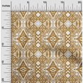 thumbnail image 2 of oneOone Georgette Viscose Dark Mustard Fabric Ikat Sewing Craft Projects Fabric Prints By Yard 42 Inch Wide, 2 of 4