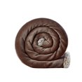 thumbnail image 3 of Cozy Tyme T173-20BNC-UE Couverture en Flanelle Réversible Sherpa 50 x 60 Po, Marron, 3 of 7