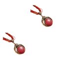 thumbnail image 4 of maskred Unique Pendant Necklace For Women 鈥?Bohemian Style Lovers Handmade Gift N001-Red 2Set, 4 of 6