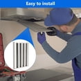 thumbnail image 3 of Efficient Grease Removal Commercial Range Hood Filter - 430 Stainless Steel, 6-Groove Baffle, 6 Pack, for Kitchen Exhaust and Microwave Replacement, 3 of 28