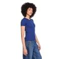 thumbnail image 4 of George Women's Rib Crew-Neck T-Shirt, 4 of 6