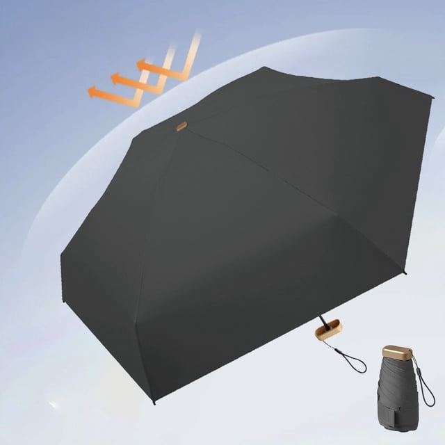 Mini Travel Umbrella for Purse,Windproof Folding Umbrella with Sun Protection,Portable Compact Parasol for Outdoor Use,SouMaox