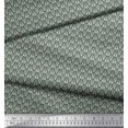 thumbnail image 3 of Soimoi Rayon Fabric Leaves Small Print Fabric by The Yard 42 Inch Wide, 3 of 3