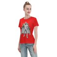 thumbnail image 4 of T-Shirt Basique à Manches Courtes pour Femmes une Pièce Karp, 4 of 6