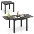 thumbnail image 1 of Gymax Patio Expandable Dining Table 31.5''-63'' Adjustable Rectangular All Weather Table, 1 of 10