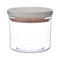 thumbnail image 2 of Food Container Kitchen Stackable Moisture-proof 5 1 Grain Organizer Transparent Sealing Storage Holder with Lid, Pink, 250ml, 2 of 6