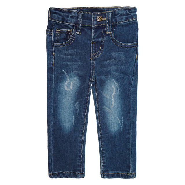 KIDSCOOL SPACE Jeans Bébé Garçons Filles, Denim Déchiré Extensible Pantalon Doux