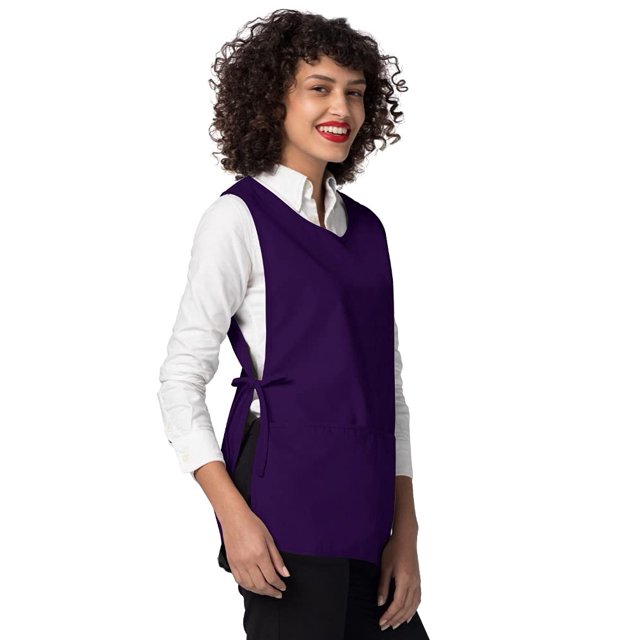 Adar Unisex Cobbler Apron (2 Pack) with 2 Pockets/Adjustable Ties - Available in 18 Colors