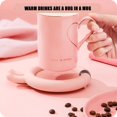 thumbnail image 1 of Smart Cup Warmer Heat Beverage Mug Mat Coffee Mug Warmer For Beverage Milk Tea, 1 of 4