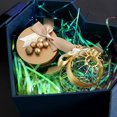 thumbnail image 2 of EIGTHTAIL Feildoo Shiny Paper Shred Box Filler for Gift Wrapping Packing  50g Glitter Raffia Paper Basket Filler Grass Stuffer for Easter Basket Filling  A#Transparent White  PR4579, 2 of 7