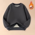 thumbnail image 2 of Sweaters for Boys Fleece Thickened Long Sleeve Capless Casual Warm, 2 of 8