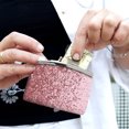 thumbnail image 5 of Minkissy 1Pack Glitter Sequin Sheet Pink For Wrapping Craft Material Women, 5 of 5