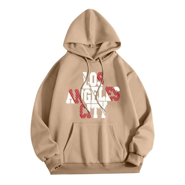 Sweatshirt pour Femmes Patchwork Graphique Col Rond à Capuche Femmes Hiver Automne Tenues Tops pour Leggings Gris Foncé 2XL