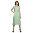 thumbnail image 1 of Moomaya Womens Sleeveless Lapel Collar Dress With Pockets Printed Summer Wear, 1 of 4