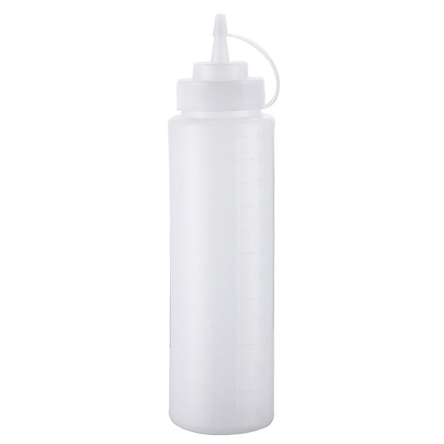 Coofit Bouteille Compressible en Plastique Rechargeable 8,45 Oz Bouteille à Jets Compressibles Bouteille à Condiments