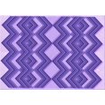 thumbnail image 1 of Ahgly Tapis Rectangulaire Lavable en Machine Intérieur Transitionnel Violet Améthyste Violet, 2 Pieds x 3 Pieds, 1 of 7