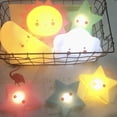 thumbnail image 3 of serony Child Decor LED Night Light Sleep Lamp Star Sun Cloud Baby Cute Gift pink cloud 1Set, 3 of 6