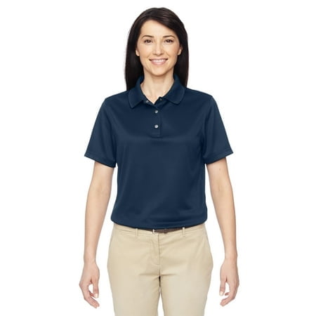 Harriton Polo Performance à Boutons-Pression pour Femmes