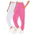 thumbnail image 1 of Birdeem Womens Sweat Pants W/Pockets2Pc Womens Exercise Casual Fashion Solid Color Binding Leg Sweat Pants, 1 of 2