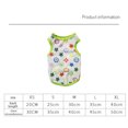 thumbnail image 4 of Pet Dog Cute Vest Summer Outing Printed Cool Breathable Pet Clothing For Small Medium Dogs, 4 of 7