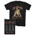 thumbnail image 1 of Def Leppard Hysteria F&B Black Adult T-Shirt, 1 of 2