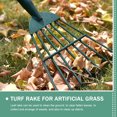 thumbnail image 3 of Plowing Grass Rake Farm Agricultural 7-toothed Rake Gardening Tool Without Handle, 3 of 8