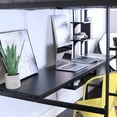 thumbnail image 4 of Pemberly Row Metal Full over Workstation Bunk Bed in Black, 4 of 8