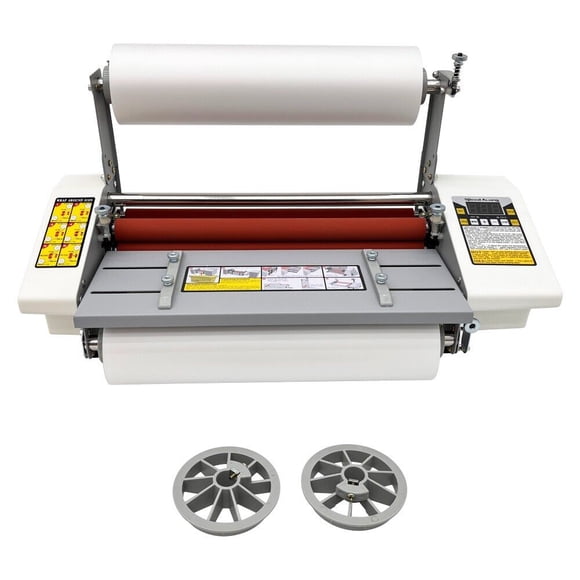 A3 High Speed Hot Cold Roll Laminator Single and Dual Sided Thermal Roll Laminating Machine Speed Temperature Adjustable 110V