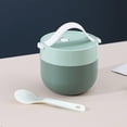 thumbnail image 1 of Czzoypi Portable Soup Cup, Mini Bento Bowl for Office Breakfast Cereal Milk, Leak-Proof Takeaway Food Container with Spoon, Durable PP Soup Can for Snacks Lunch On-the-Go, 1 of 2