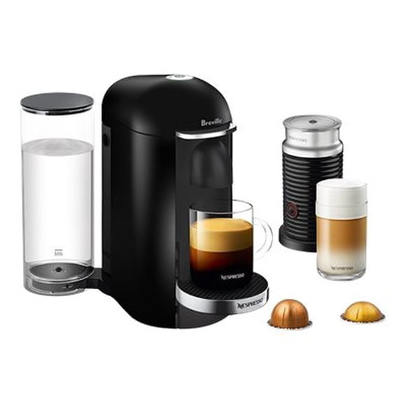 Breville Nespresso VertuoPlus Deluxe BNV450BLK1BUC1 - Coffee machine - 19 bar - black