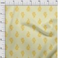 thumbnail image 2 of oneOone Polyester Lycra Fabric Leaves & Floral Block Print Fabric By The Yard 56 Inch Wide, 2 of 4
