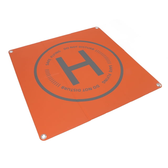 Tapis d'Atterrissage pour Drone, Carré Imperméable Résistant à la Saleté avec Slogan pour Pelouse